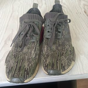 adidas NMD R1 Primeknit Utility Grey Camo 2017